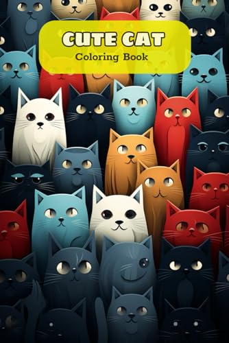Cat Coloring Book Fun: Cute and Adorable Cartoon Cats and Kittens von Independently published